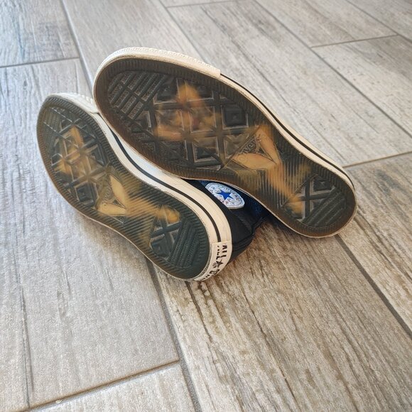 Rare Genuine Leather Converse All Star Chuck Taylor Sailor Jerry Shoes - Men's 4 - Picture 8 of 16